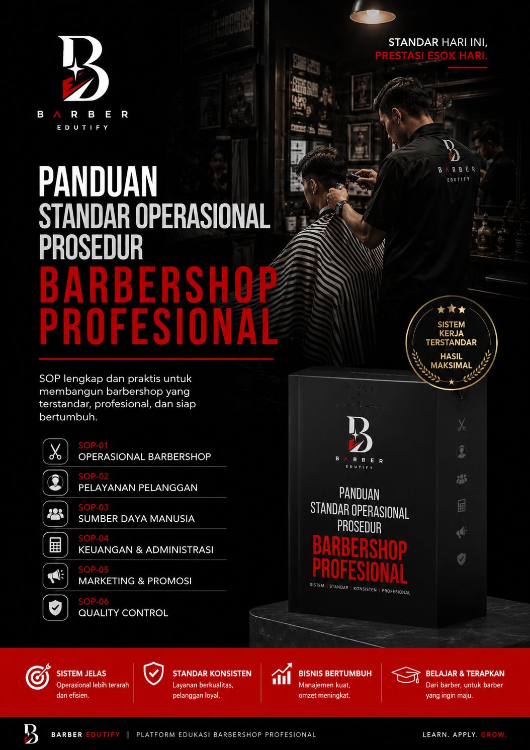 SOP Barbershop Lengkap